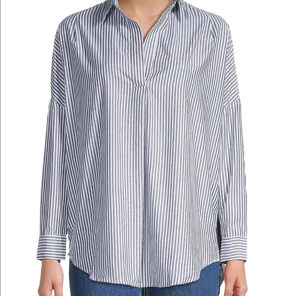 FRENCH CONNECTION Rhodes Striped Shirt